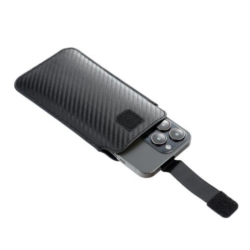 POCKET Carbon Universalhülle - Modell 15 - für SAMSUNG A41 / S20 / A6 2018 / A20e HUAWEI P20 / Y5 2019 – Bild 6