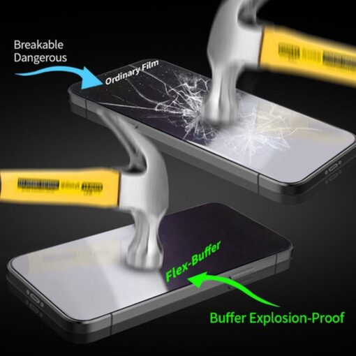 Bestsuit Flex-Buffer 5D Hybrid Glas mit antimikrobieller Beschichtung Biomaster für iPhone 12 mini schwarz – Bild 7