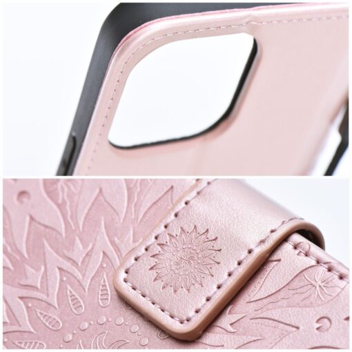 MEZZO Book Case für SAMSUNG S21 FE Mandala gold rosa – Bild 9