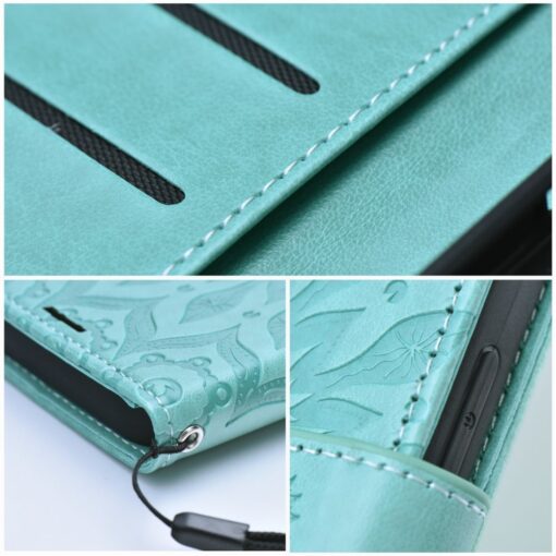 MEZZO Book Case für SAMSUNG A13 5G / A04S Mandala grün – Bild 10