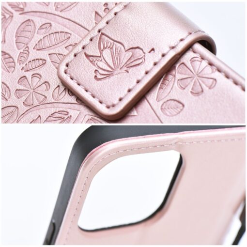 MEZZO Book Case für SAMSUNG A32 LTE ( 4G ) Baum gold rosa – Bild 9