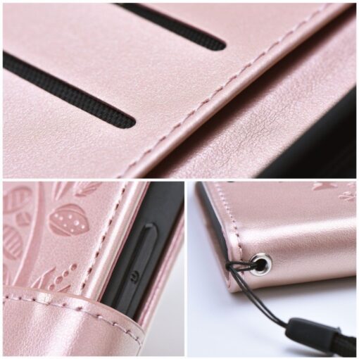 MEZZO Book Case für SAMSUNG A32 LTE ( 4G ) Baum gold rosa – Bild 10