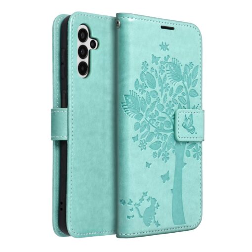 MEZZO Book Case für SAMSUNG A13 5G / A04S Baum grün – Bild 5
