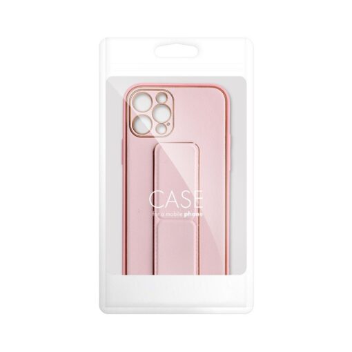 LEATHER Case Kickstand für SAMSUNG Galaxy A25 5G pink – Bild 11