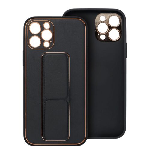 LEATHER Case Kickstand für SAMSUNG Galaxy A25 5G schwarz – Bild 9