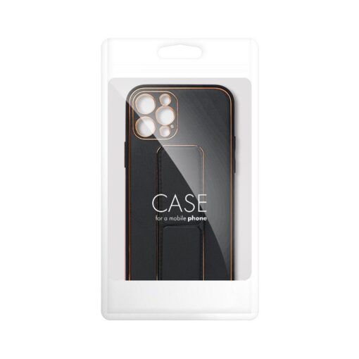 LEATHER Case Kickstand für SAMSUNG Galaxy A25 5G schwarz – Bild 11