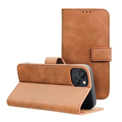 TENDER Book für IPHONE 13 braun