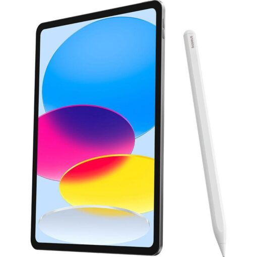 BASEUS kapazitiver aktiver Eingabestift mit induktiver Aufladung iPad kompatibel 125 mAh P80015803213-00 weiß – Bild 4