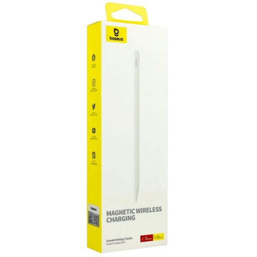 BASEUS kapazitiver aktiver Eingabestift mit induktiver Aufladung iPad kompatibel 125 mAh P80015803213-00 weiß – Bild 12
