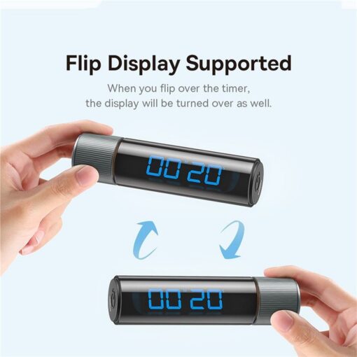 BASEUS elektronische Magnetuhr (Countdown-Timer) Heyo schwarz L60448003111-00 – Bild 12