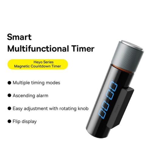 BASEUS elektronische Magnetuhr (Countdown-Timer) Heyo schwarz L60448003111-00 – Bild 16