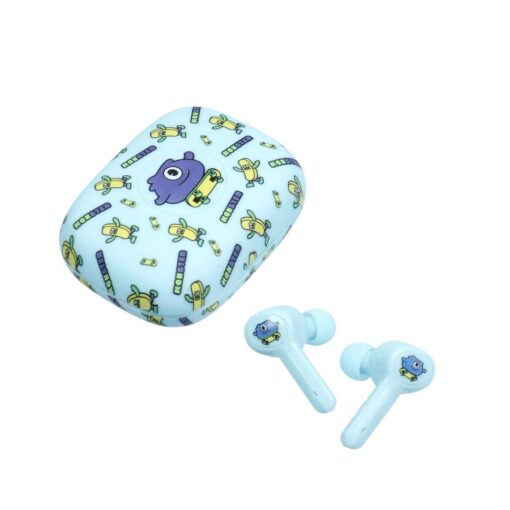 TWS JELLIE MONSTER kabellose / bluetooth Kopfhörer YLFS-06BT blau