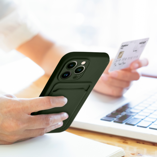 CARD Case for IPHONE 14 PLUS grun – Bild 7