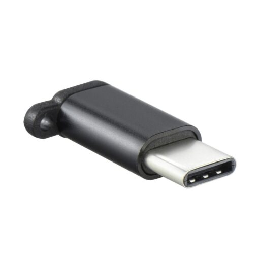 Adapter Micro USB - Typ C [PAdo30] Anhängsel schwarz