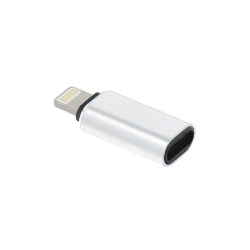 Adapter Ladekabel Micro usb - Typ C - Lightining silber – Bild 4