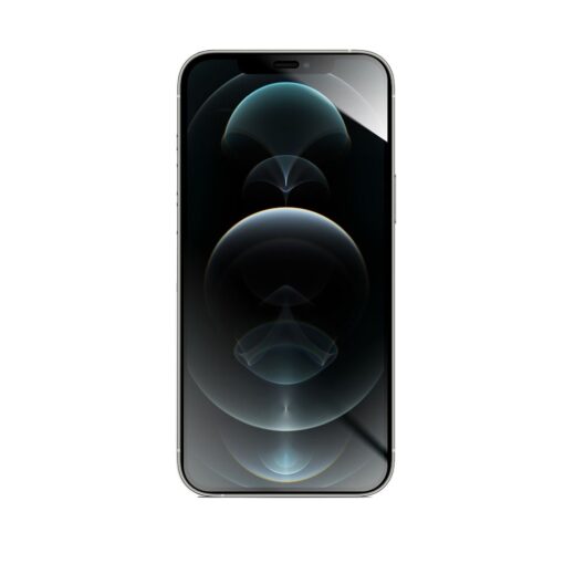 Hybrid Flexible Glas Forcell 5D Full Glue - APP IPHONE 12 Pro Max schwarz – Bild 4