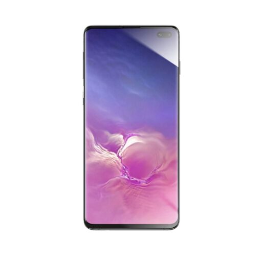 Forcell Flexible 5D Gehärtetes Glas für Samsung Galaxy S10+ schwarz (Hot Bending) - funktionierendes Lesegerät – Bild 3
