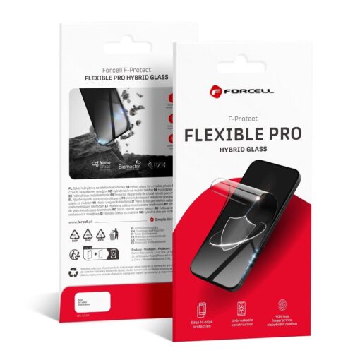 Forcell Flexible 5D Gehärtetes Glas für Samsung Galaxy S10+ schwarz (Hot Bending) - funktionierendes Lesegerät – Bild 9