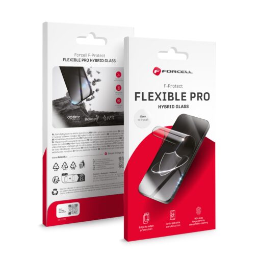 Hybrid Flexible Glas Forcell 5D Full Glue - APP IPHONE 16 Plus schwarz – Bild 10