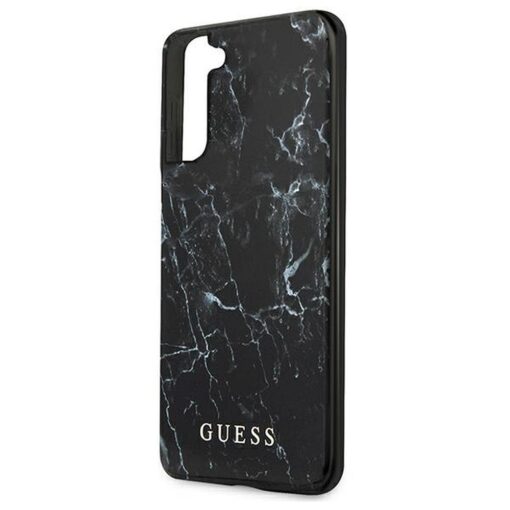 Original GUESS Case GUHCS21MPCUMABK für Samsung S21 Plus (Marmor / schwarz) – Bild 5