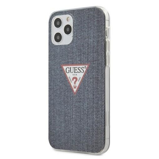 Original faceplate tasche GUESS GUHCP12MPCUJULDB IPHONE 12 / 12 PRO himbeerrot