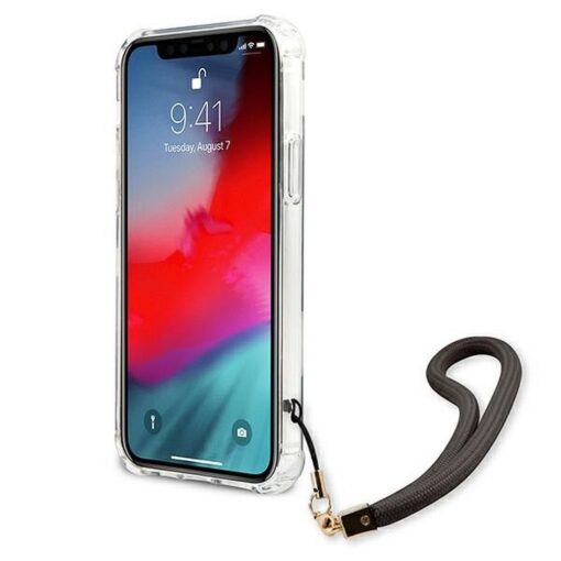 Original GUESS Case GUHCP12SKSMAGR für iPhone 12 MINI (Marmor Kollektion / grau) – Bild 6