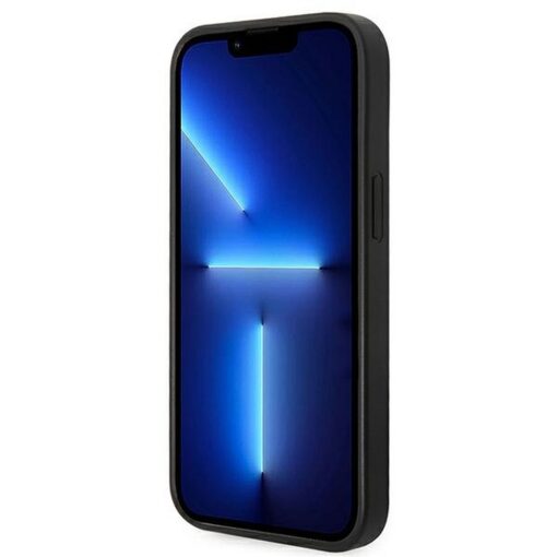 Original GUESS Case GUHCP14SG4GFGR für iPhone 14 (4G Gold Logo / Grau) – Bild 6