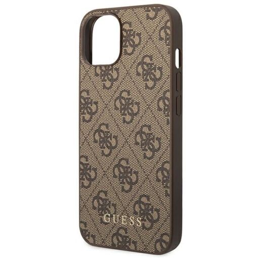Echtes GUESS Case GUHCP14MG4GFBR für iPhone 14 PLUS (4G Gold Logo / Braun) – Bild 7