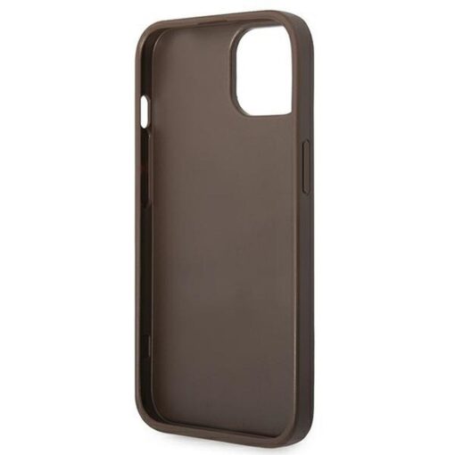 Echtes GUESS Case GUHCP14MG4GFBR für iPhone 14 PLUS (4G Gold Logo / Braun) – Bild 8