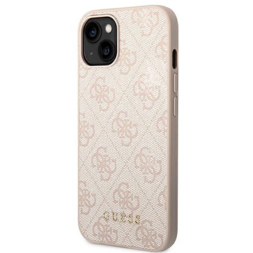 Echtes GUESS Case GUHCP14SG4GFPI für iPhone 14 (4G Gold Logo / Pink) – Bild 3
