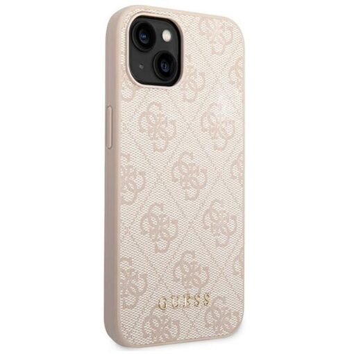 Echtes GUESS Case GUHCP14SG4GFPI für iPhone 14 (4G Gold Logo / Pink) – Bild 5
