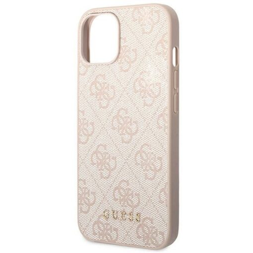 Echtes GUESS Case GUHCP14SG4GFPI für iPhone 14 (4G Gold Logo / Pink) – Bild 7