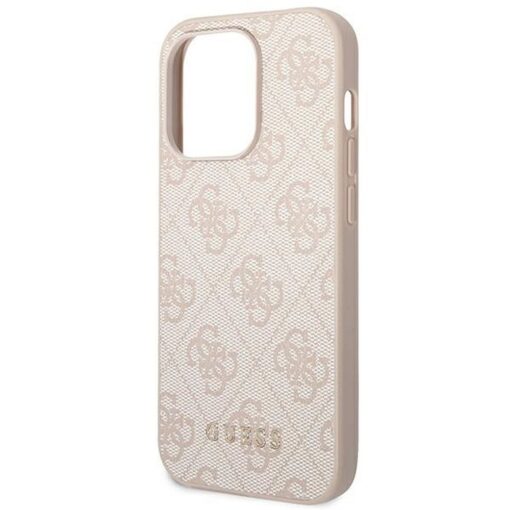 Echtes GUESS Case GUHCP14LG4GFPI für iPhone 14 PRO (4G Gold Logo / Pink) – Bild 7
