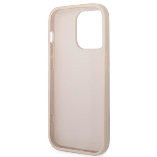 Echtes GUESS Case GUHCP14LG4GFPI für iPhone 14 PRO (4G Gold Logo / Pink) – Bild 8