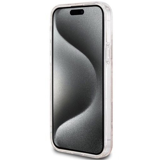 Original GUESS Case GUHMP15SHGCUSTGW für iPhone 15 Plus (Kompatibel mit Magsafe / IML GCUBE / braun) – Bild 6