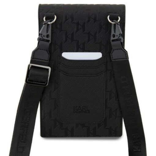Karl Lagerfeld KLWBSAKHPKK (Saffiano Mono Ikonik / schwarz) universelle Handytasche – Bild 6