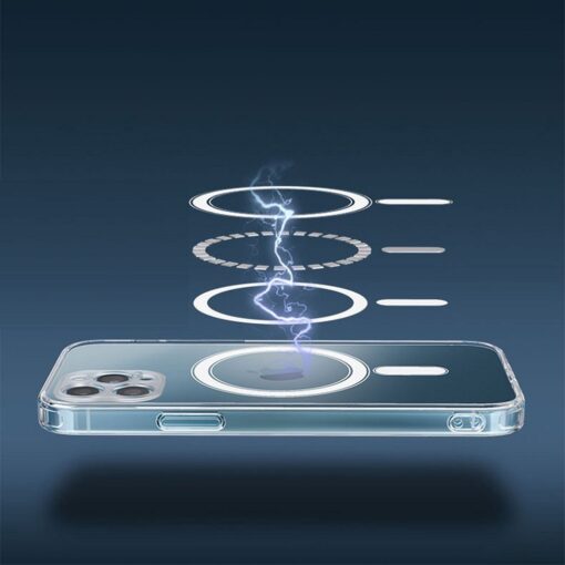 CLEAR MAG COVER mit Kameraschutz kompatibel mit MagSafe für IPHONE 12 Pro transparent – Bild 3
