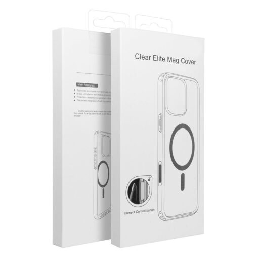 Clear Elite Mag Cover antiyellowing compatible with Camera Control button and MagSafe for IPHONE 16 Air transparent – Bild 7