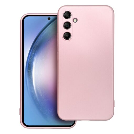 Handyhülle METALLIC für SAMSUNG A34 5G rosa