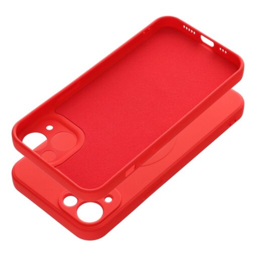 SILICONE MAG COVER kompatibel mit MagSafe für IPHONE 13 rot – Bild 8