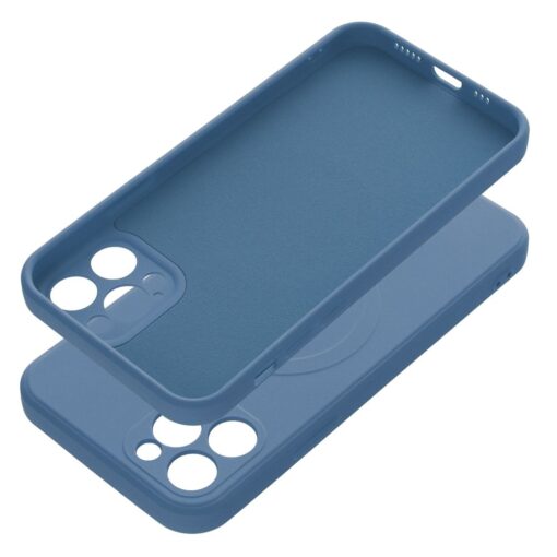 SILICONE MAG COVER kompatibel mit MagSafe für IPHONE 12 Pro blau – Bild 8