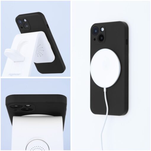SILICONE MAG COVER kompatibel mit MagSafe für IPHONE 11 schwarz – Bild 6