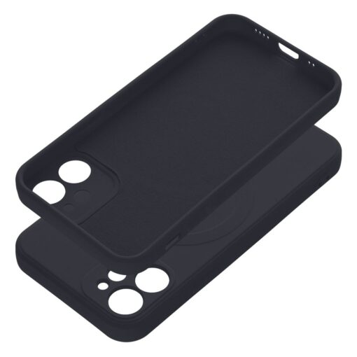 SILICONE MAG COVER kompatibel mit MagSafe für IPHONE 12 Mini schwarz – Bild 8
