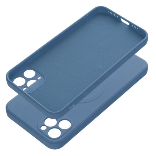 SILICONE MAG COVER kompatibel mit MagSafe für IPHONE 11 Pro Max blau – Bild 8