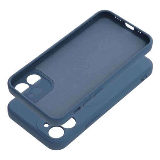 SILICONE MAG COVER kompatibel mit MagSafe für IPHONE 12 Mini blau – Bild 8
