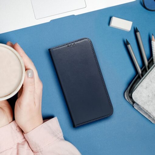 Smart Magneto Holster für XIAOMI REDMI 10c navy blau – Bild 5