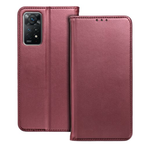 SMART MAGNETO Book case for MOTOROLA E22 / E22i burgundy – Bild 3
