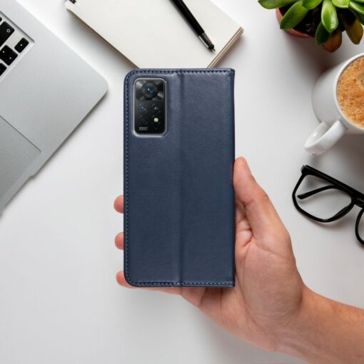 SMART MAGNETO Book case for MOTOROLA E22 / E22i navy – Bild 5
