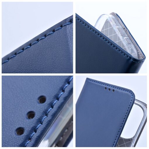 SMART MAGNETO Book case for MOTOROLA E22 / E22i navy – Bild 6