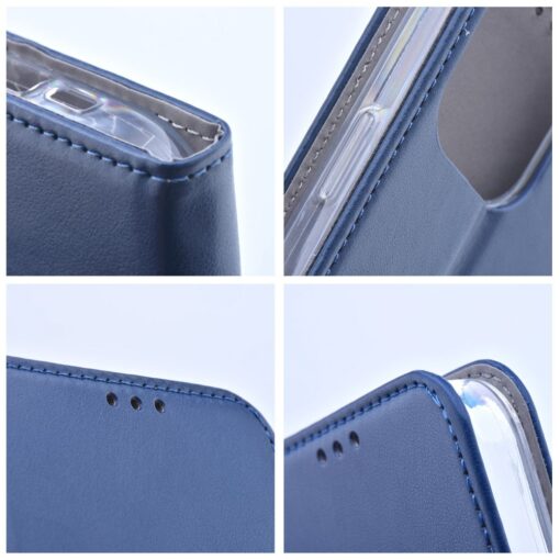 SMART MAGNETO Book case for MOTOROLA E22 / E22i navy – Bild 7